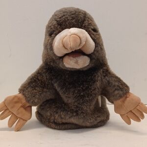 Folkmanis Little Mole Puppet 9" Cute Plush Imaginative Play Toy